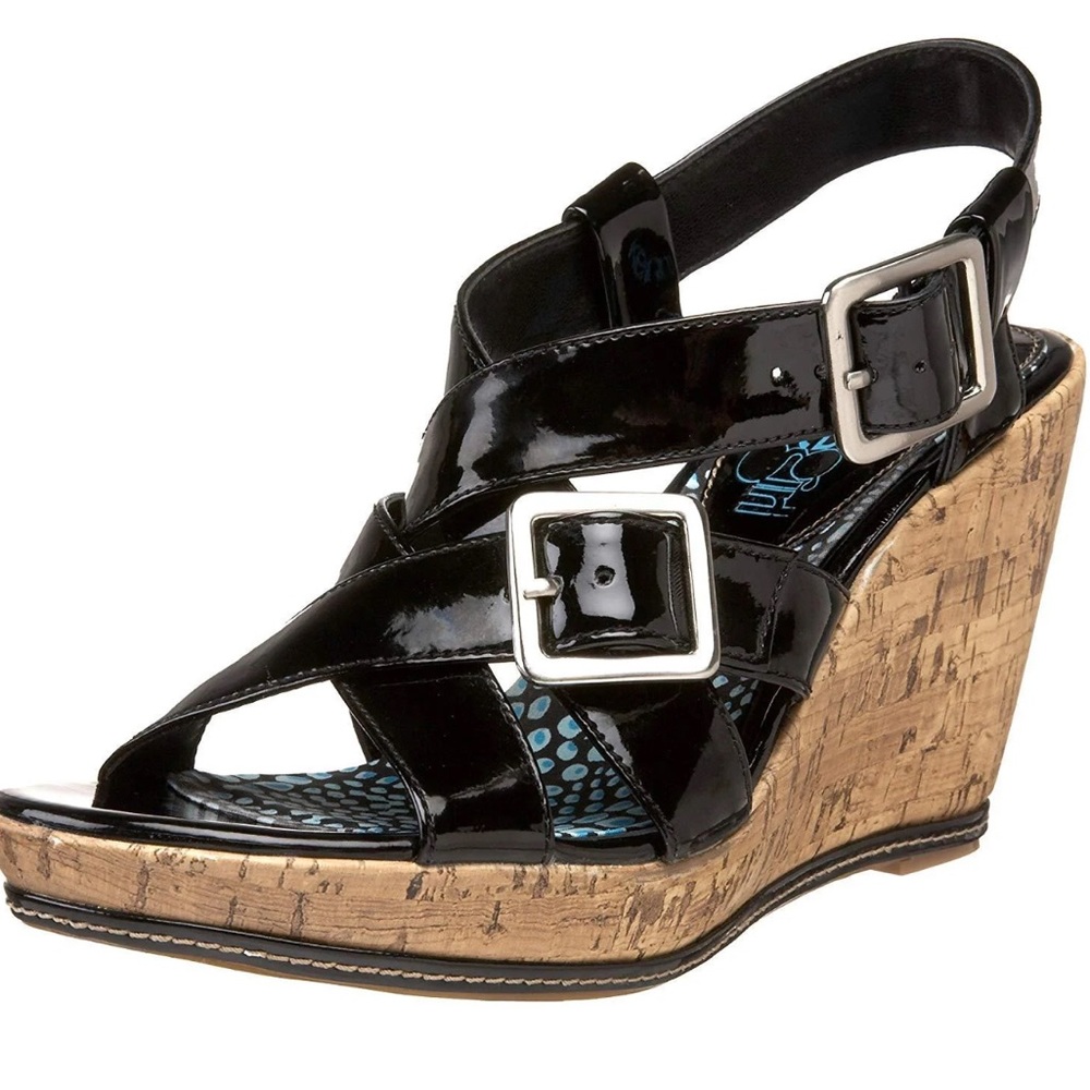 NIB Kensie Girl Women's Oliander Wedge Sandal - 7.5